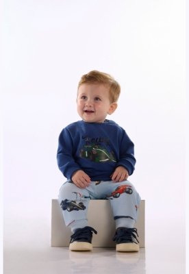 Conjunto Infantil Racing Up Baby Azul