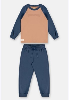 Conjunto Raglan Aventura Up Baby Bege