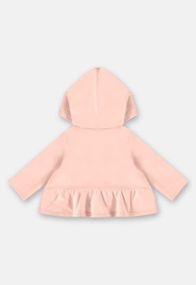 Conjunto com Cardigan e Calça para Bebê Menina Up Baby Rosa