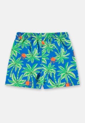 Short Praia Microfibra Forrada Up Baby Azul