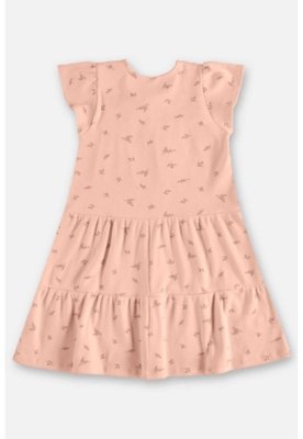 Vestido Infantil Ribana Sustentável Up Baby Rosa