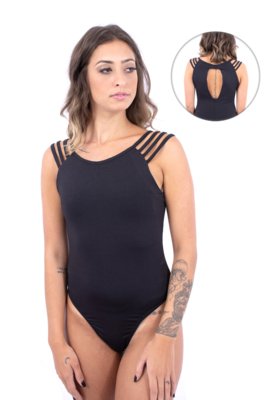 Body Tiras no Ombro Up Side Wear Preto Menor preço em Body Tiras no Ombro Up Side Wear Preto