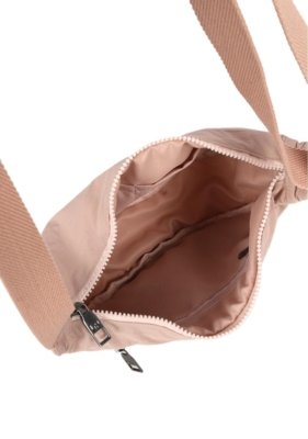 Bolsa Meia Lua Transversal Náilon Up4You Rosa
