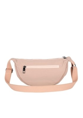 Bolsa Meia Lua Transversal Náilon Up4You Rosa