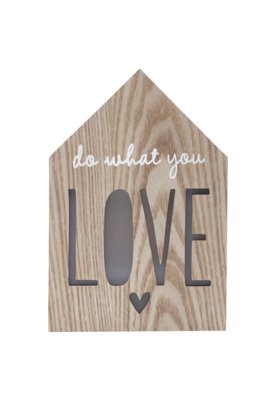 Caixa Luminosa Madeira Do What You Love Marrom 17X25X3,5Cm Urban Menor preço em Caixa Luminosa Madeira Do What You Love Marrom 17X25X3,5Cm Urban