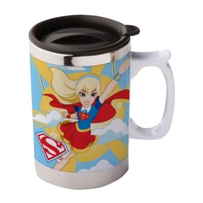 Caneca Térmica Urban Super Girl Branca 400ml é boa?