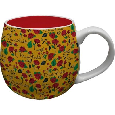 Caneca de Porcelana Amarela Birds Frida Kahlo Urban Home Menor preço em Caneca de Porcelana Amarela Birds Frida Kahlo Urban Home