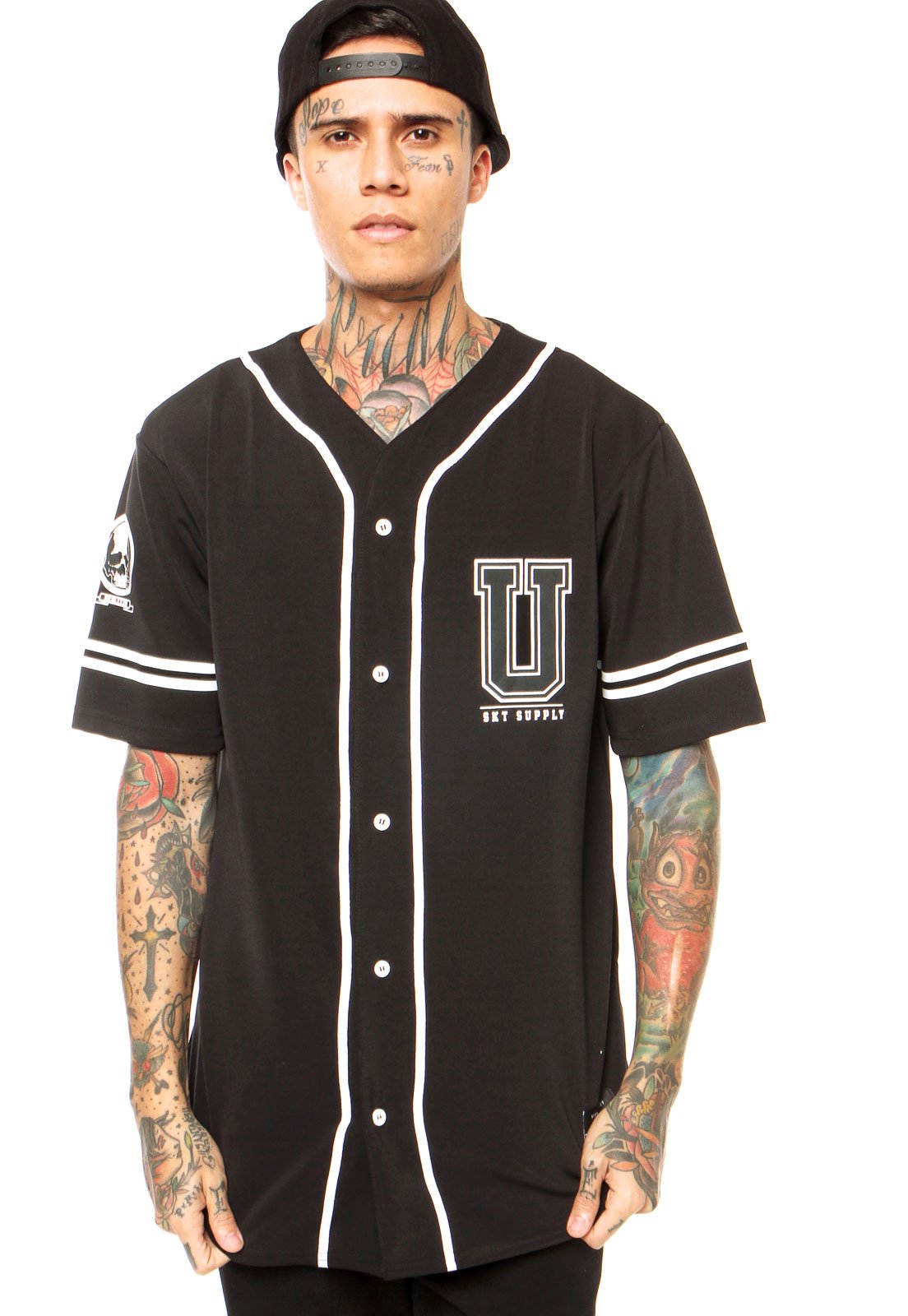 Camisa Manga Curta Especial Urgh Baseball Preta - Compre Agora | Kanui  Brasil