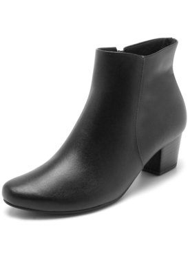 bota couro usaflex lisa preto