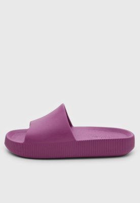 Chinelo Slide Usaflex Faixa Larga Roxo