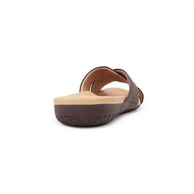 Chinelo Usaflex Rasteiro R1853 Marrom