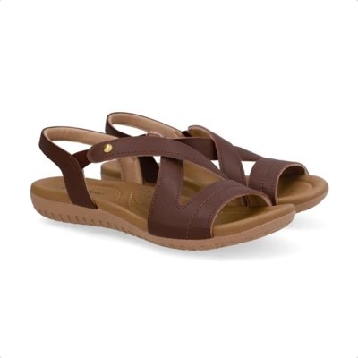 SANDÁLIA FEMININA USAFLEX R1804 Bege