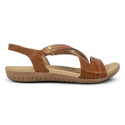 SANDÁLIA FEMININA USAFLEX R1804 Caramelo