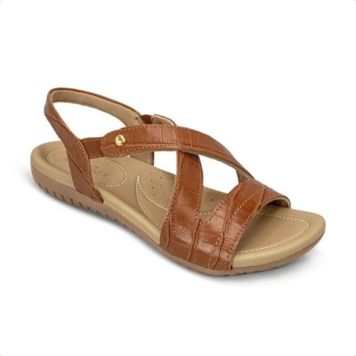 SANDÁLIA FEMININA USAFLEX R1804 Caramelo