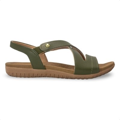SANDÁLIA FEMININA USAFLEX R1804 Verde Oliva