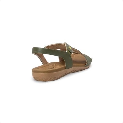 SANDÁLIA FEMININA USAFLEX R1804 Verde Oliva