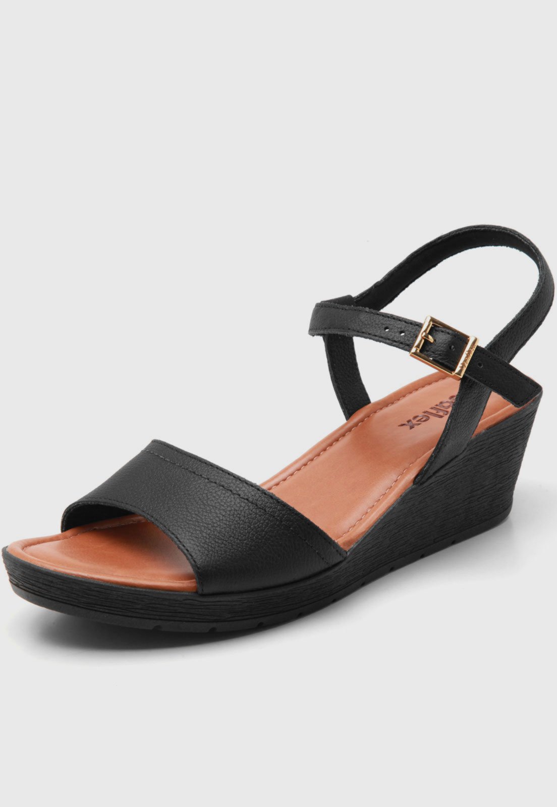 bota couro usaflex lisa preto