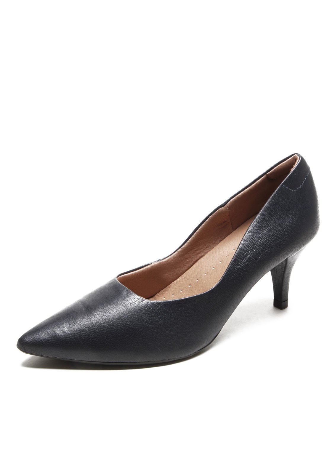 scarpin usaflex azul marinho