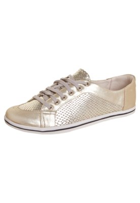 tenis usaflex feminino dourado