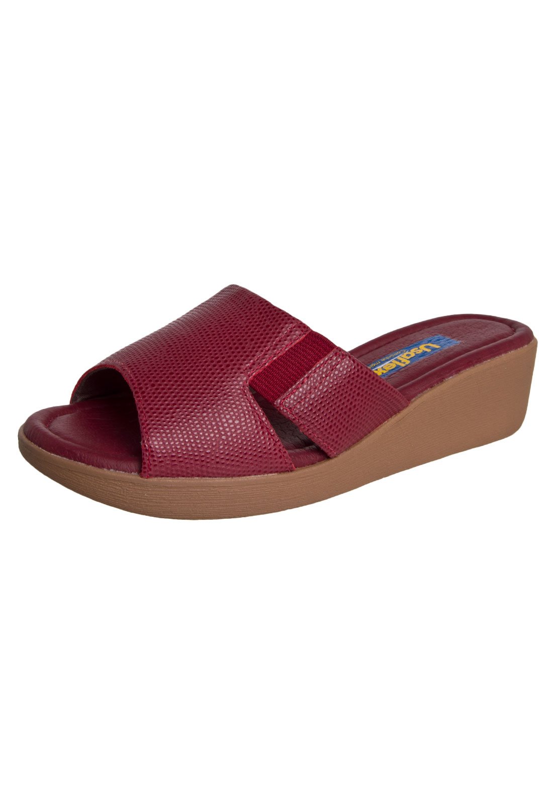 tamanco vermelho usaflex