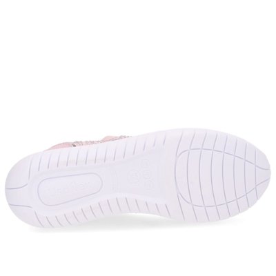 Tênis Slip On Tricot Rosa Strass