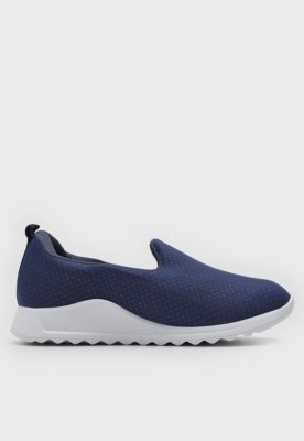 Tênis Slip On Usaflex Liso Azul