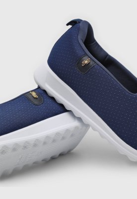 Tênis Slip On Usaflex Liso Azul