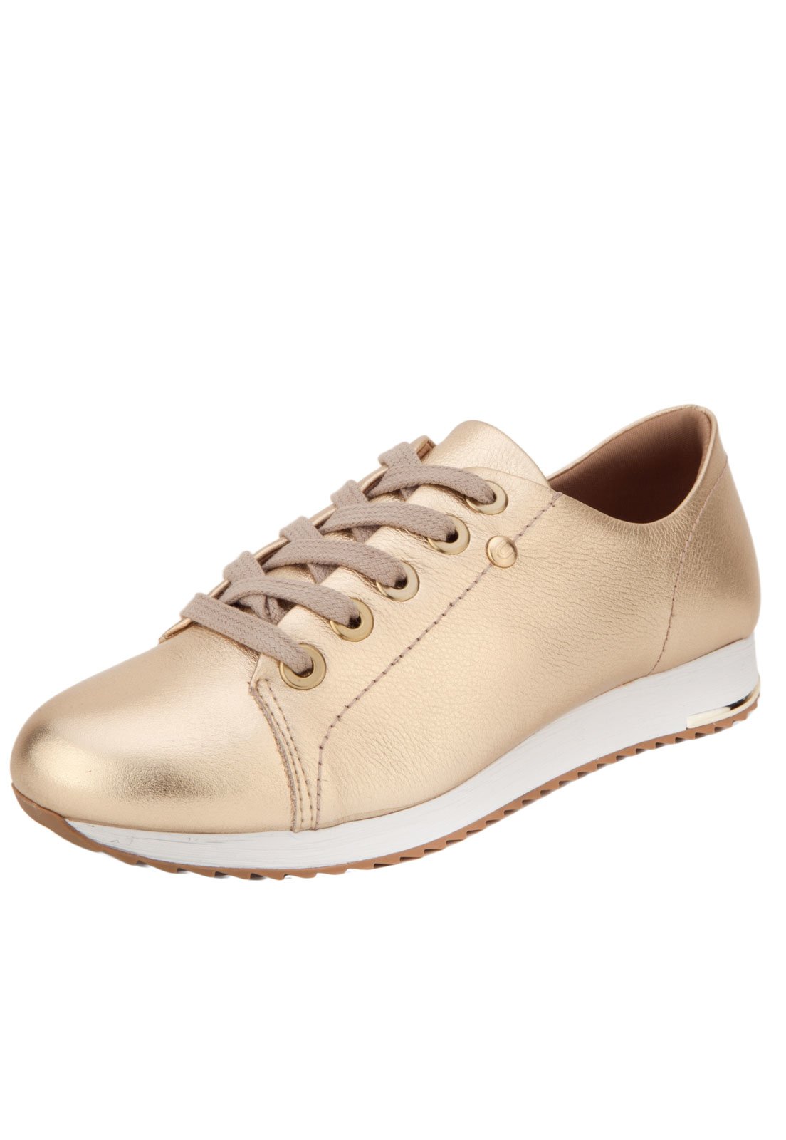 Tenis best sale usaflex dourado