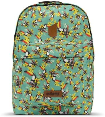 Mochila Usthemp Art Vegano Casual Estampa Tropical South Verde Menor preço em Mochila Usthemp Art Vegano Casual Estampa Tropical South Verde
