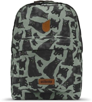 Mochila Usthemp Temática Vegano Casual Estampa Gato Preto Cinza é boa?