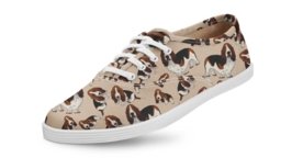 Tênis Usthemp Amy Casual Vegano Estampa Basset Hound Marrom Menor preço em Tênis Usthemp Amy Casual Vegano Estampa Basset Hound Marrom