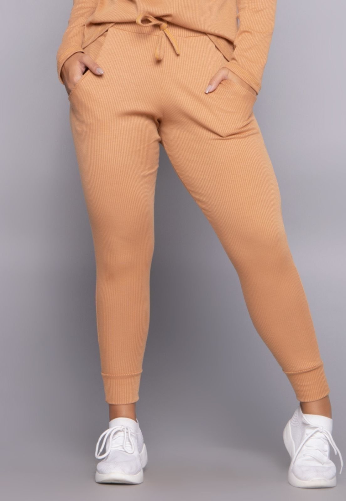 Calça jogger clearance feminina caramelo