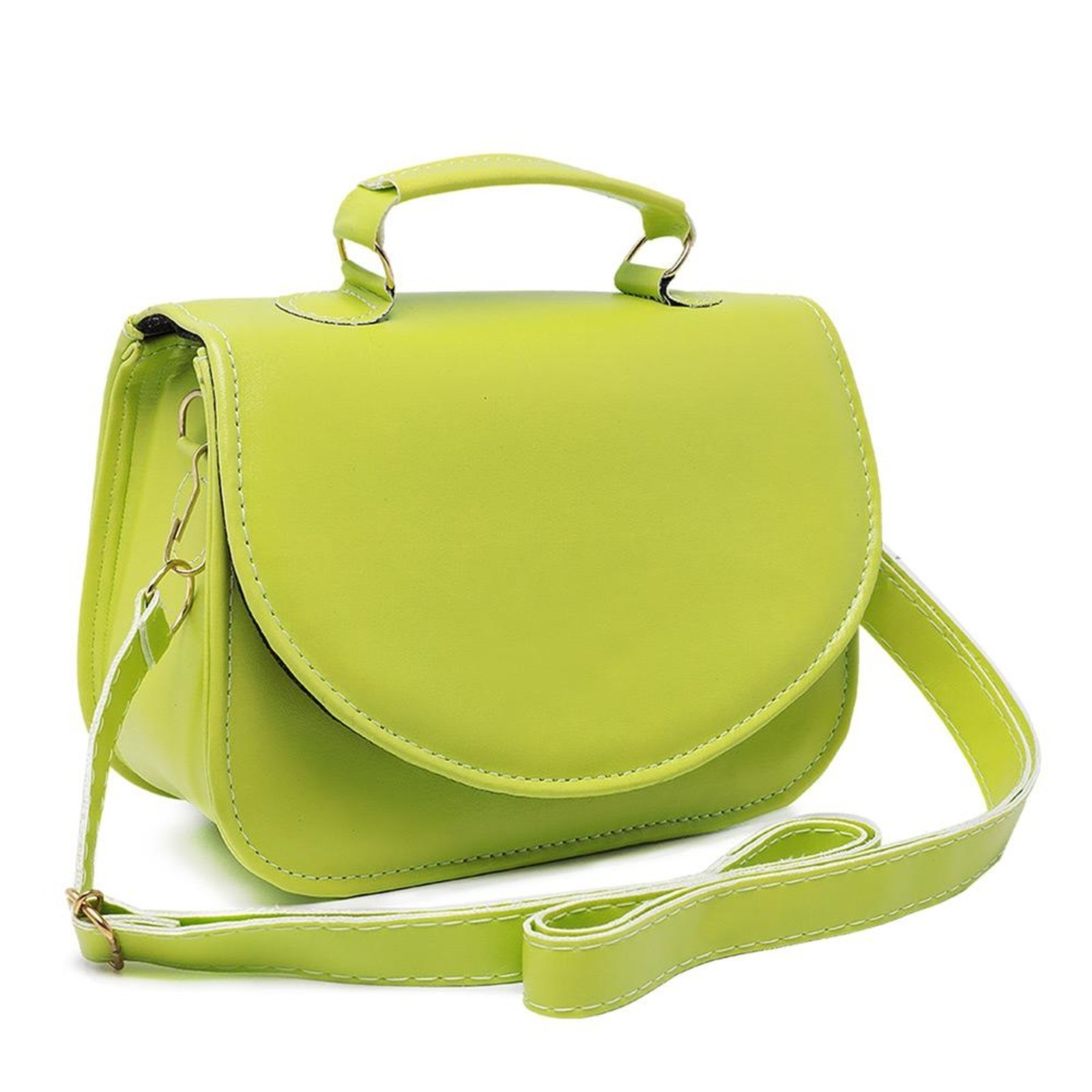 Bolsa Feminina Mini Bag Quadrada Transversal Corrente Verde - Compre ...