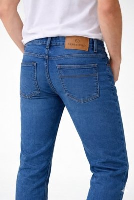 Calça VersatiOld Jeans Regular Azul Médio