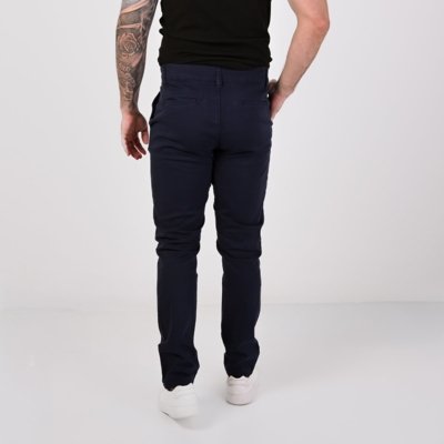 Calça VersatiOld Sarja Basic Slim Azul Marinho