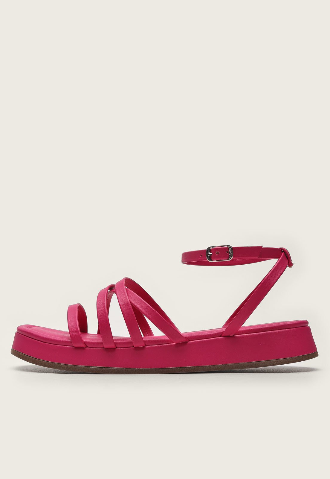 Sandália DAFITI SHOES Tiras Rosa - Compre Agora