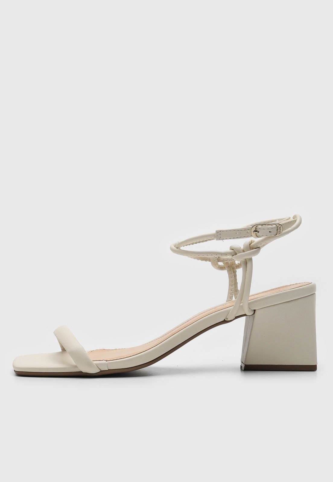 Sandália DAFITI SHOES Tiras Off-White - Compre Agora