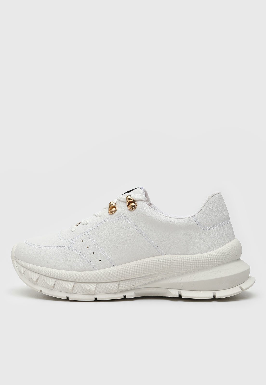 Tênis Dafiti Shoes Recortes Branco - Compre Agora