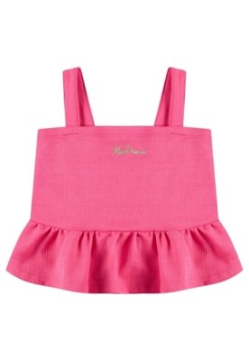 Conjunto Cropped Infantil Rustique Princess Rosa