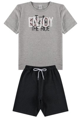 Conjunto Infantil Enjoy The Ride Mescla