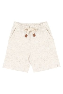 Bermuda Infantil Moletom com Linho Off