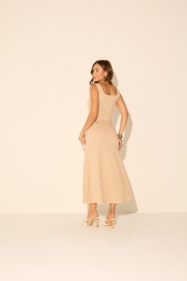Blusa Vanibele Renda Nude