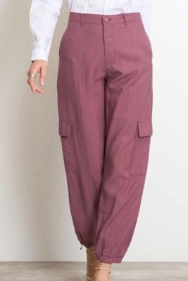 Calça Vanibele Cargo Rosa