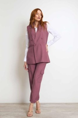 Calça Vanibele Cargo Rosa