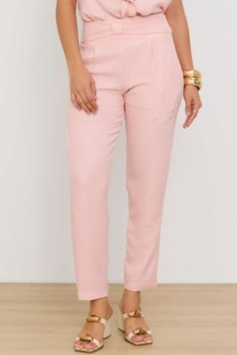 Calça Vanibele Crepe Rosê