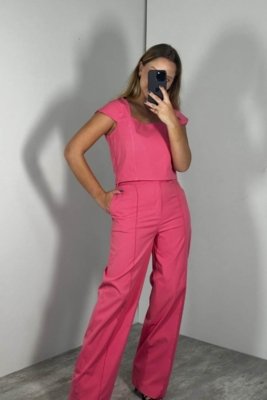 Calça Vanibele Wide Rosa