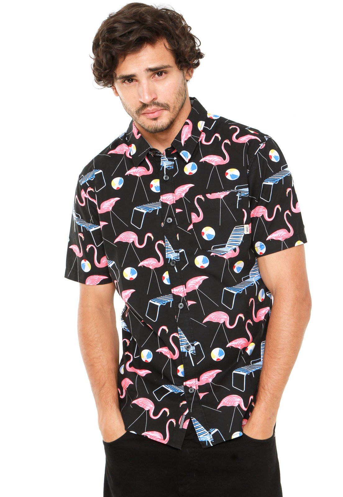 camisa de botao vans