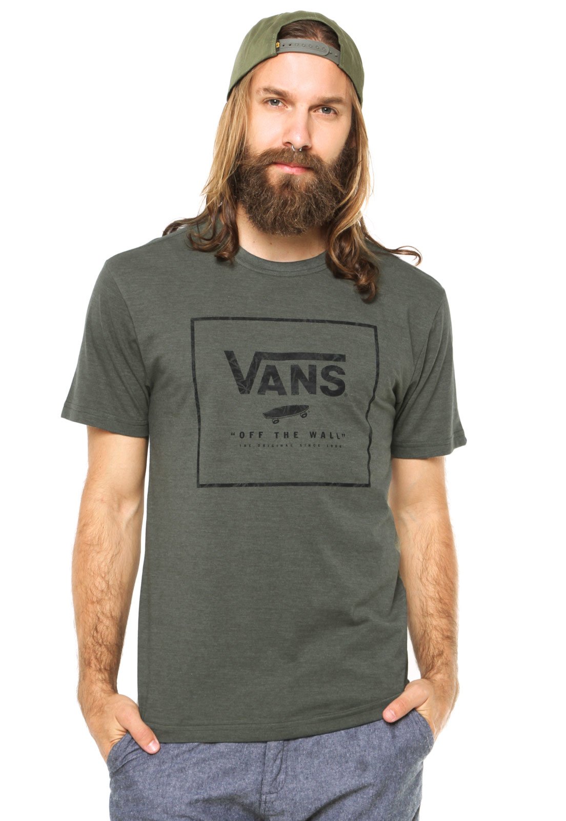 camisa vans verdes