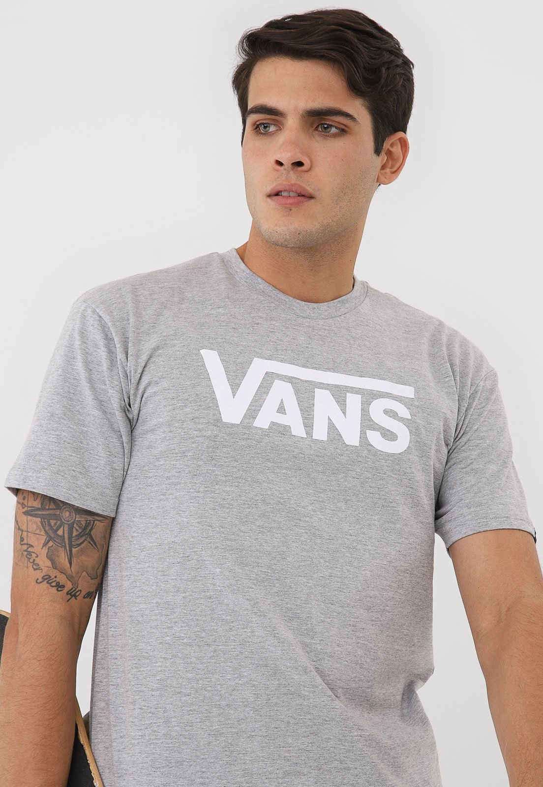 camisa vans cinza