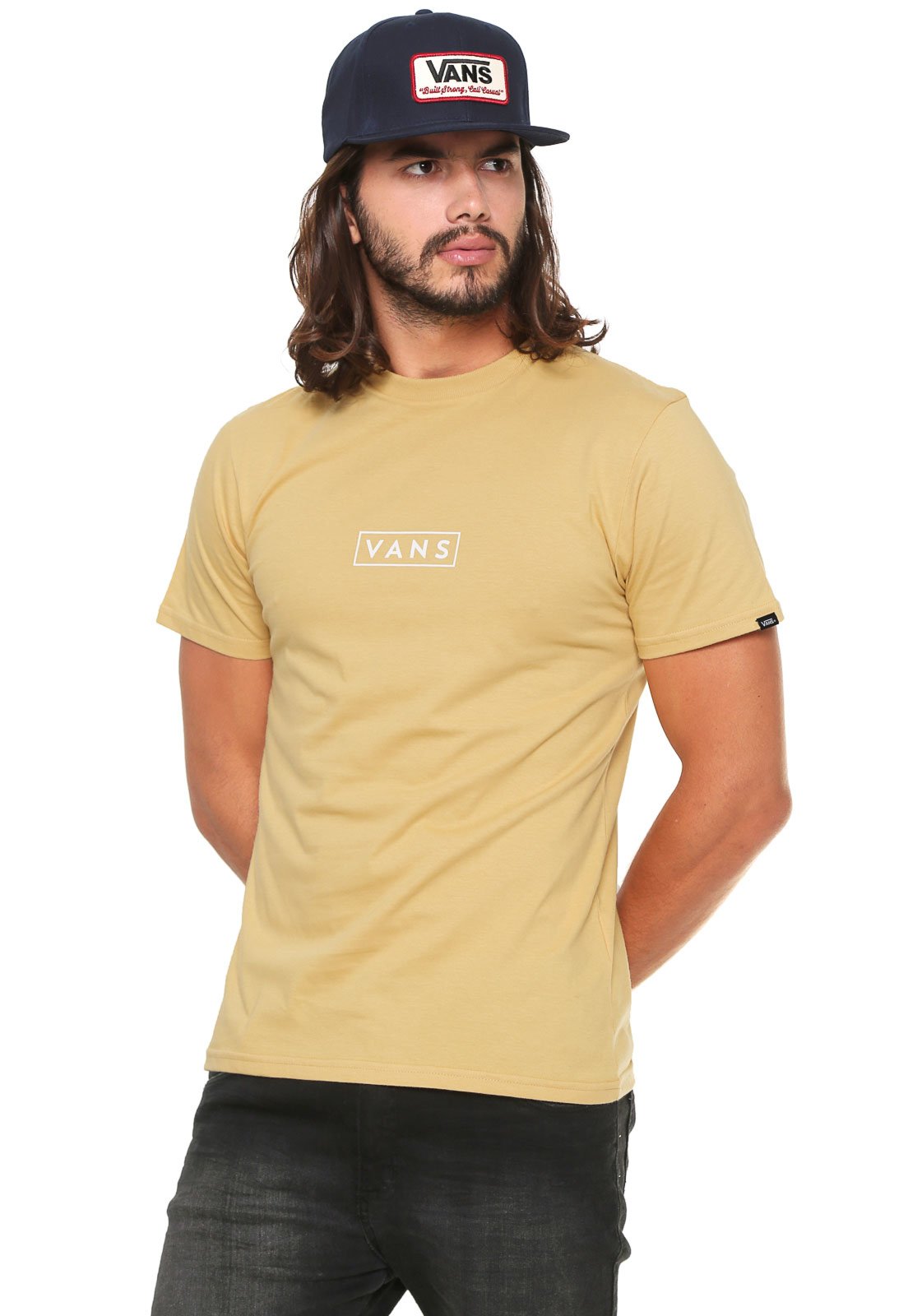 camiseta vans amarela